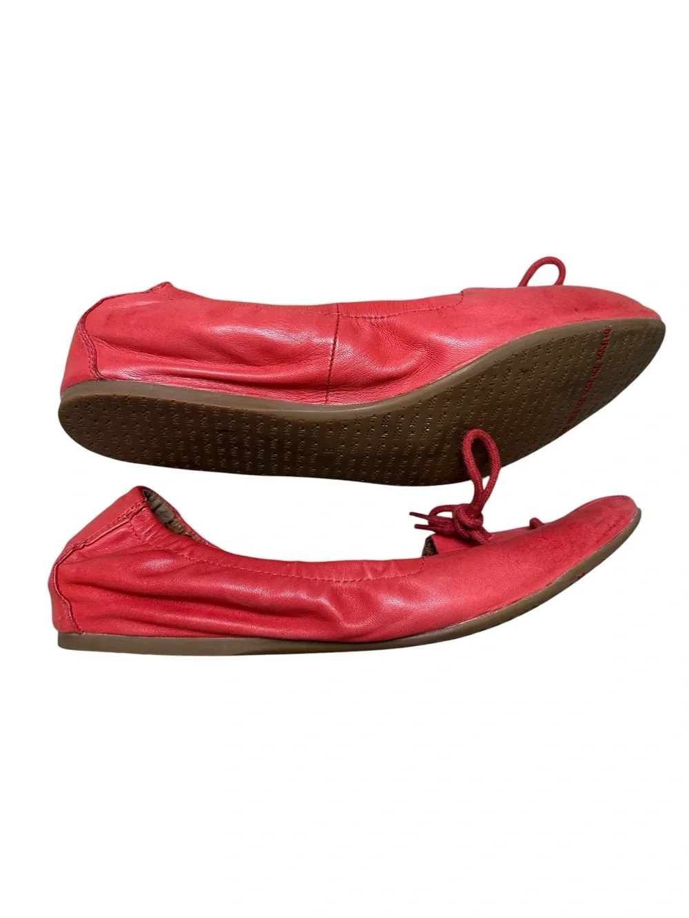 Miz Mooz 8 Red Leather Beatrix Ballet Flat (Style Code: 2035-3A)